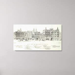 Post North Side Stockton und Powell Leinwanddruck