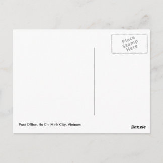 Post Office Gebäude in Ho Chi Minh, Vietnam Postkarte