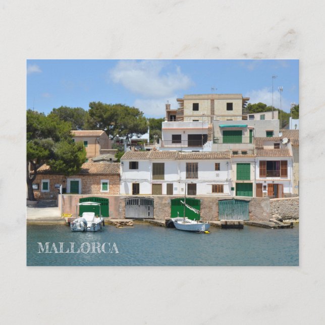 Post Porto Petro en Mallorca Postkarte (Vorderseite)