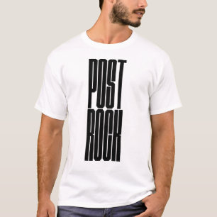 Post Rock fett typografie logo T-Shirt