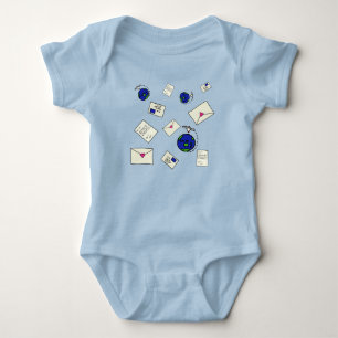 Post rund um die Welt Baby Strampler
