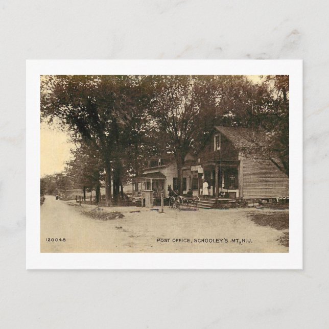 Post, Schooley's Mountain, NJ Vintag Postkarte (Vorderseite)