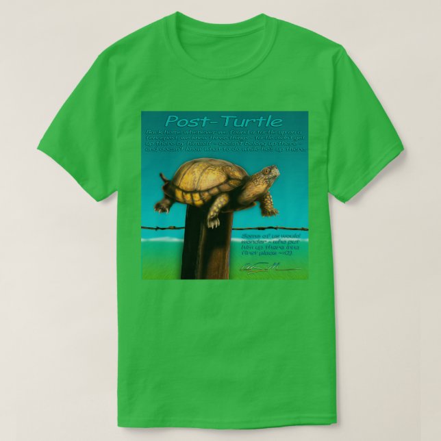 Post Turtle T-Shirt (Design vorne)