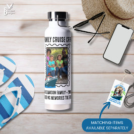 Postage Photo FAMILY CRUISE CREW Holiday Travel Trinkflasche