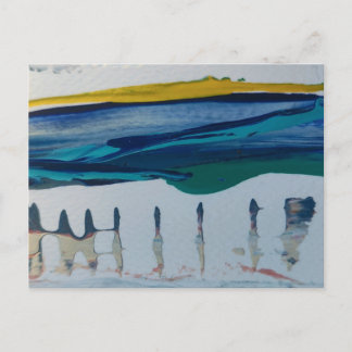 Postal Abstract Marina Monticelli Art Postkarte