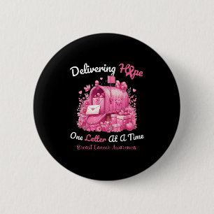 Postal Clerk Brustkrebs Bewusstsein Oktober Wir Wi Button