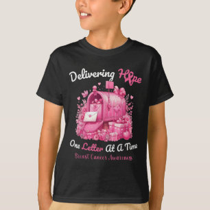 Postal Clerk Brustkrebs Bewusstsein Oktober Wir Wi T-Shirt