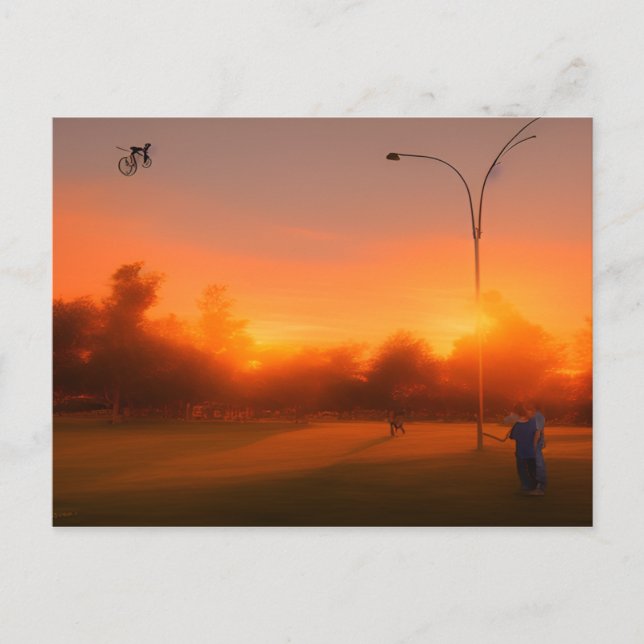 postal de agradecimiento postkarte (Vorderseite)