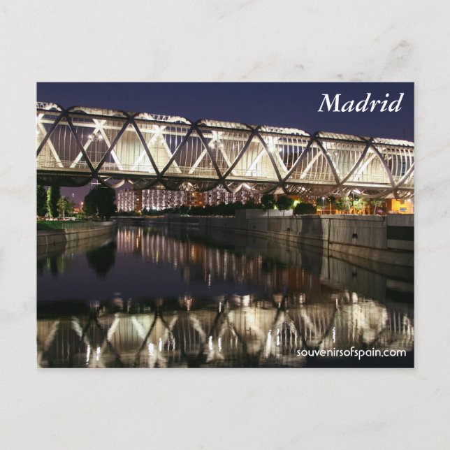 Postal del "Puente de Perrault" Postkarte (Vorderseite)
