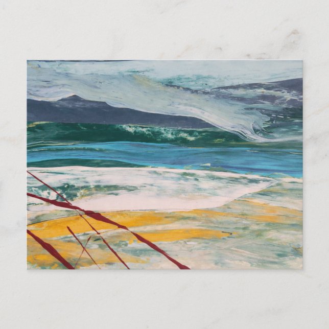 Postal Green Sea  Postkarte (Vorderseite)