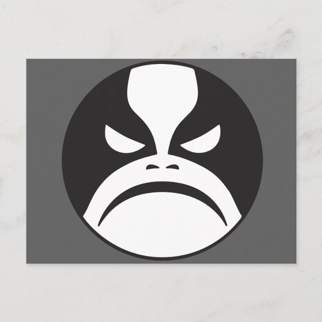 Postal Icono Metalizado negro Postkarte (Vorderseite)