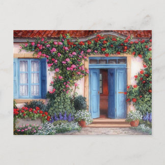 Postal Macetas, Flores y Colores Postkarte