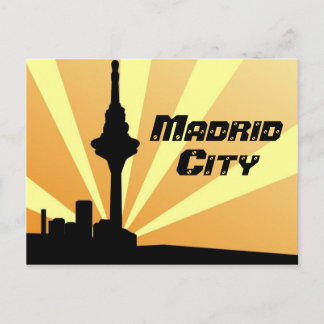 Postal Madrid Postkarte