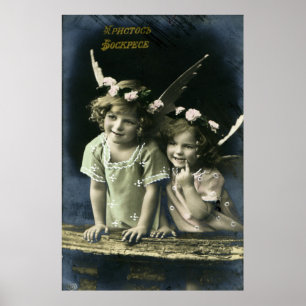 Postal Pascua Vintage Poster