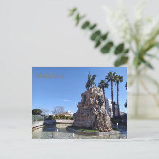 postal Plaza de España de Palma de Mallorca Postkarte
