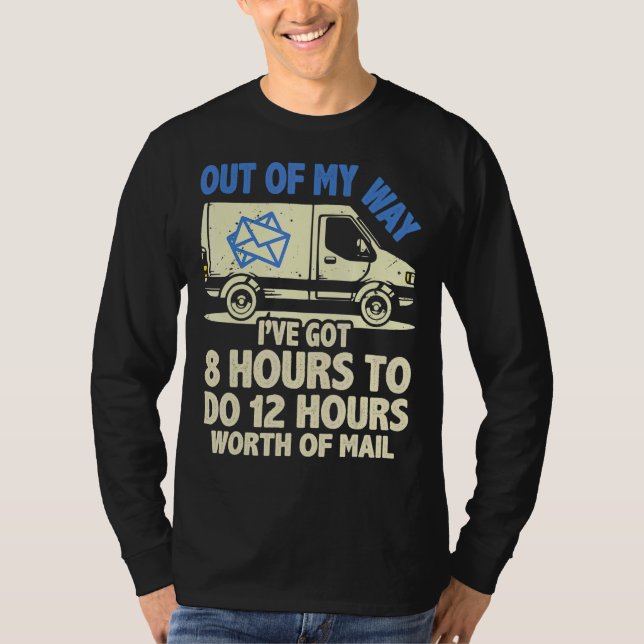 Postal Service Delivery Driver & US Postal Worker T-Shirt (Vorderseite)