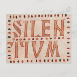 Postal Silentium Postkarte
