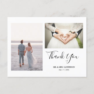 Postal Thank You Postcard Postkarte
