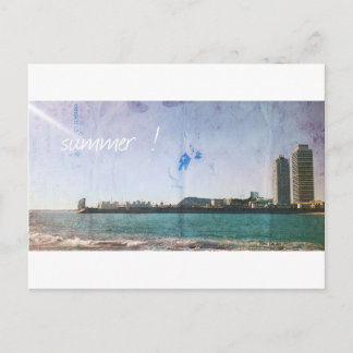 Postal Vintag de Barcelona Postkarte