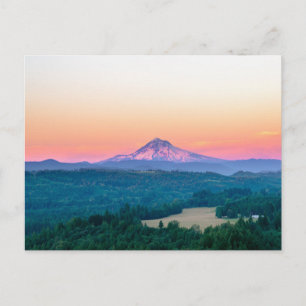 Postal. Vista Mount Hood, Sandy, Oregon, USA Postkarte