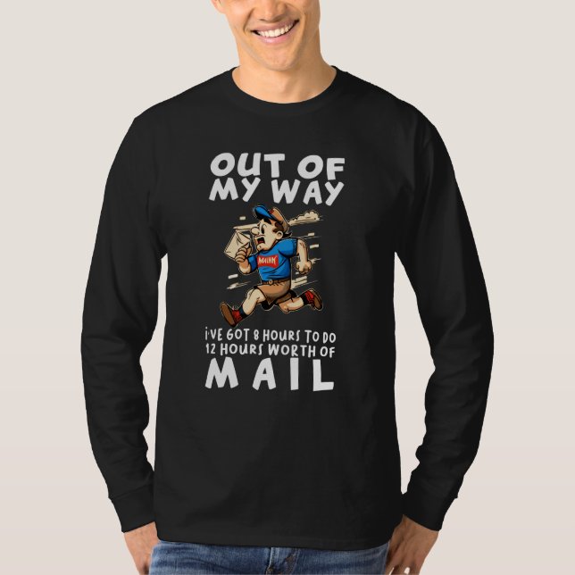 Postal Worker Delivery Mailman T-Shirt (Vorderseite)