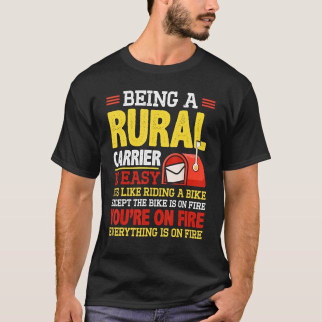Postal Worker Mailman Mail Lady 1 T-Shirt (Vorderseite)
