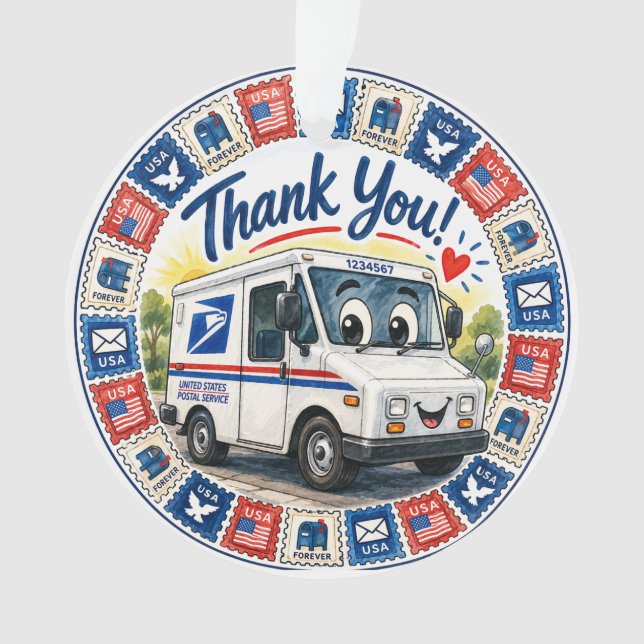 Postal Workers Appreciation  Ornament (Vorderseite)