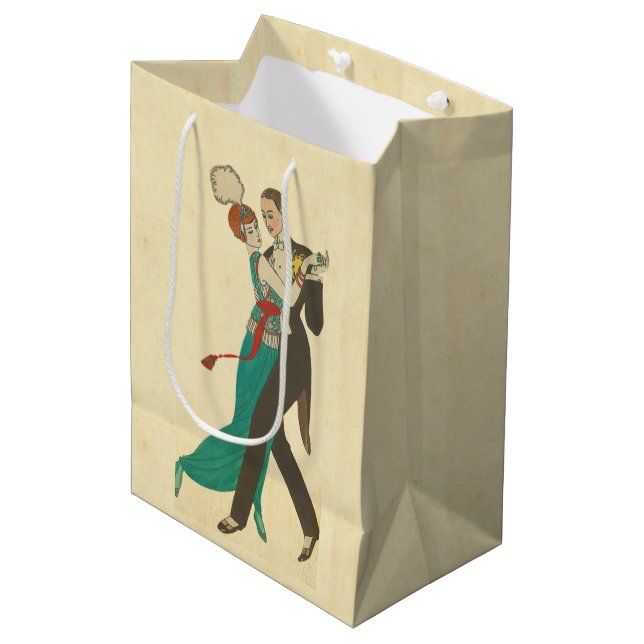 Postale-Geschenktasche Mittlere Geschenktüte (Vorderseite Schrägansicht)