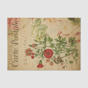 Postale Wildblumen Seidenpapier