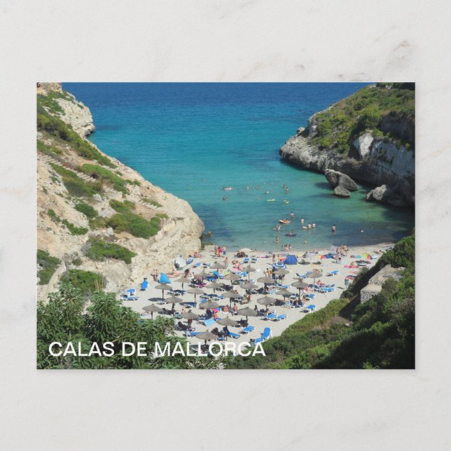 postalisch Buchten von Mallorca Postkarte (Vorderseite)