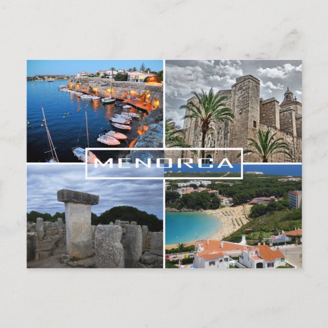 postalisch de la isla de Menorca - Menorca Postkarte (Vorderseite)