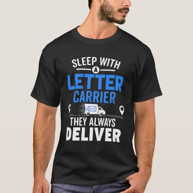 Postamt Briefträger Postarbeiter Mailman T-Shirt (Vorderseite)