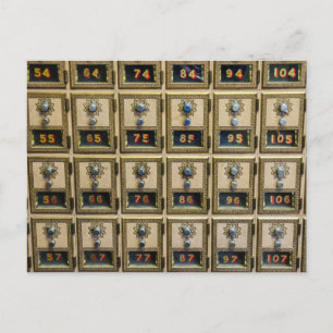Postamt-Kombinationsschachteln Postkarte