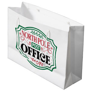 Postamt Nordpol Große Geschenktüte