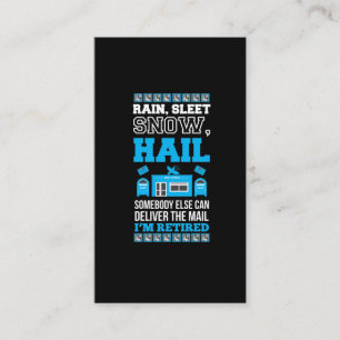 Postamt Remüde Mailman Visitenkarte