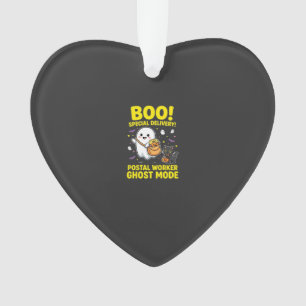 Postangestellter Geist Modus Halloween Design_1 Ornament