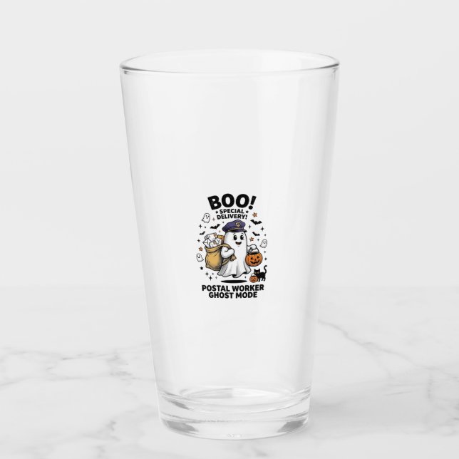 Postangestellter Geist Modus Halloween Lieferung D Glas (Vorderseite)