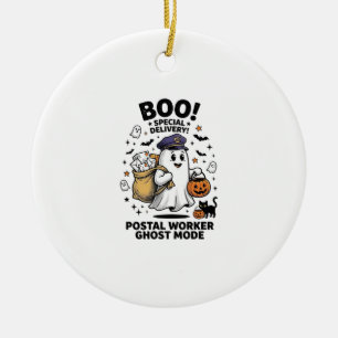 Postangestellter Geist Modus Halloween Lieferung D Keramik Ornament