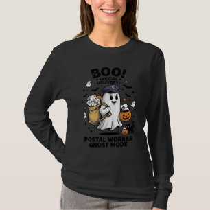 Postangestellter Geist Modus Halloween Lieferung D T-Shirt