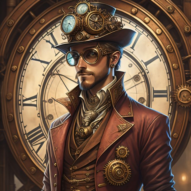 Postappokalyptic Steampunk Man v12 Seidenpapier (Von Creator hochgeladen)