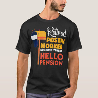 Postarbeiter-Altersvorsorge Geschenke Funny Remüde T-Shirt