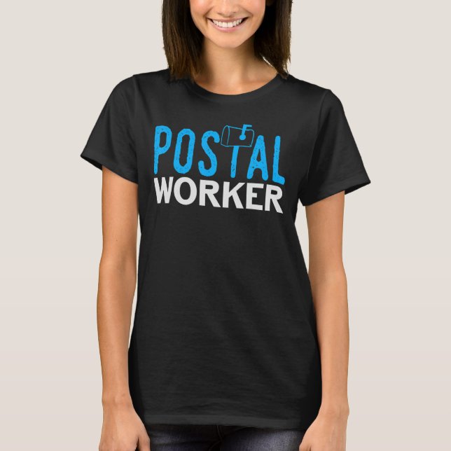 Postarbeiter Briefing Mailman Mail Carrier T-Shirt (Vorderseite)