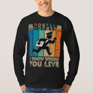 Postarbeiter Funny Carrier Mailman Post Da T-Shirt