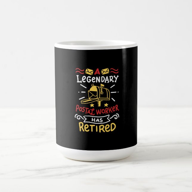 Postarbeiter Mailman-Altersvorsorge-Geschenk Kaffeetasse (Mittel)