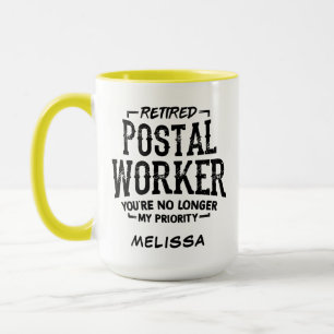 Postarbeiter Mailman Custom Retirement Tasse