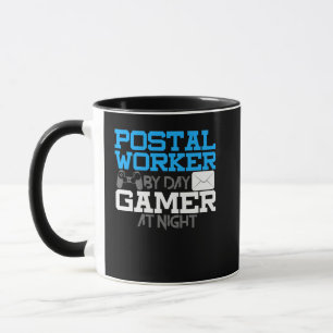 Postarbeiter Mailman Mail Carrier Gamer Gaming Tasse