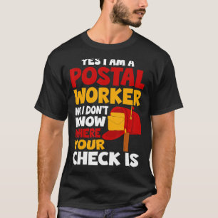 Postarbeiter Mailman Mail Carrier Post Office T-Shirt