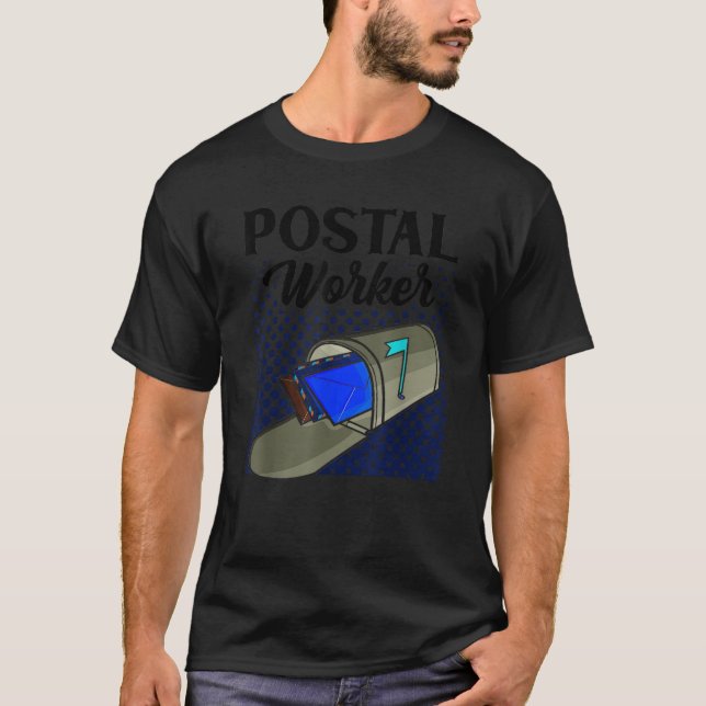 Postarbeiter Mailman Postman Courier T-Shirt (Vorderseite)