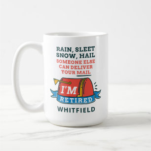Postarbeiter Mailman Retirement Custom Kaffeetasse