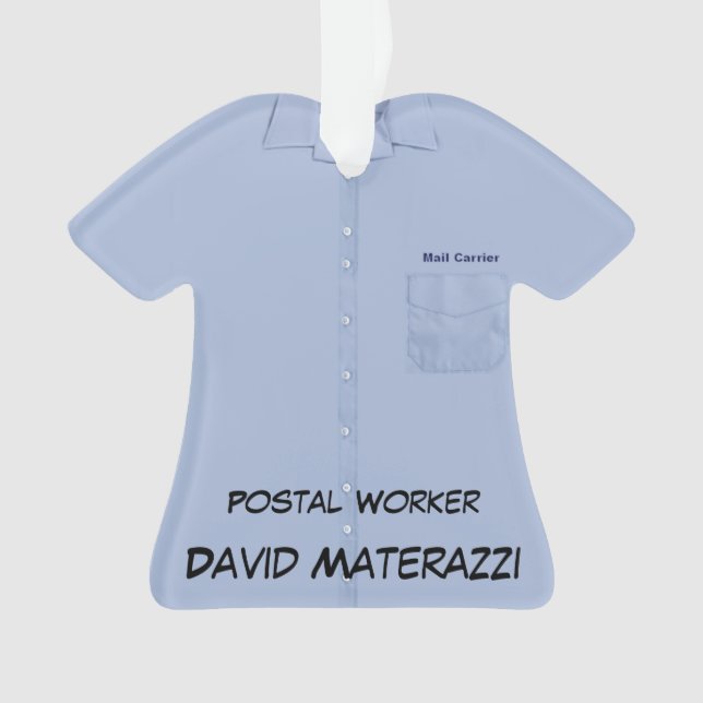 Postarbeiter Ornament (Vorderseite)